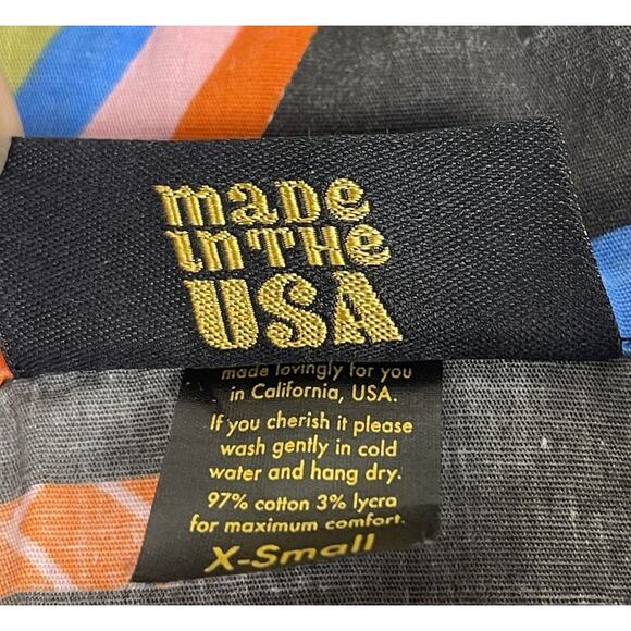 Nooworks Long Sleeve Jumpsuit Sz XS Funky Artsy Black Red Magician - Picture 4 of 6